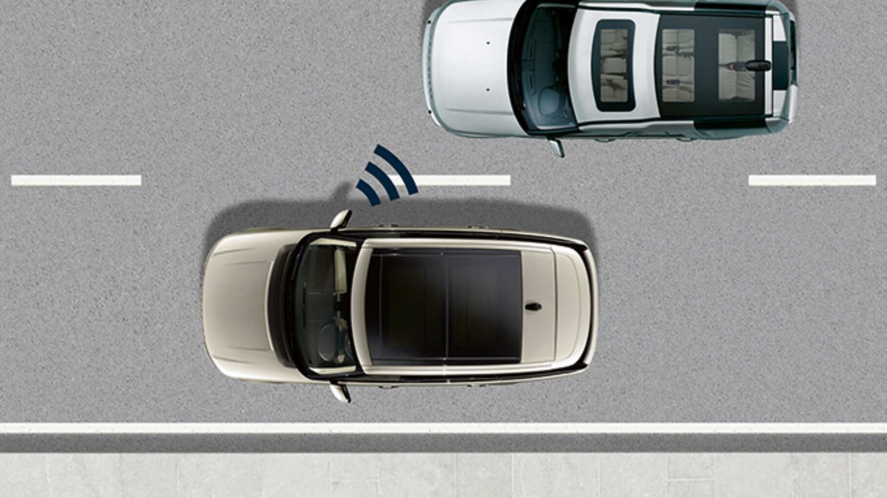 Range Rover – Système de surveillance anti-angle mort
